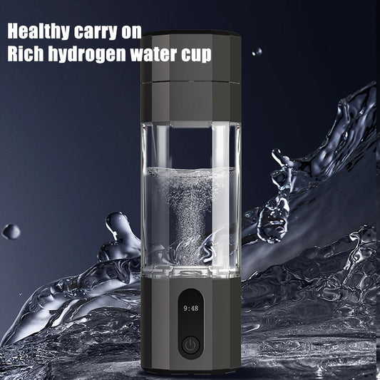 H60  10000PPB  Intelligent Hydrogen Rich Water Cup Portable Water Electrolysis Hydrogen Cup Leak-Proof Mug Healthy Drinking Cup - Edwins Mechanic Shop LLC